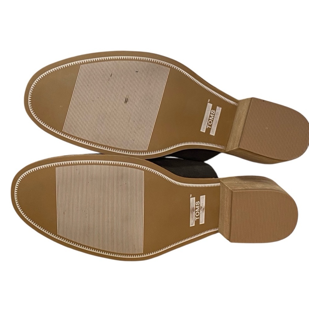 TOMS Blanket Aztec Stripe Leila Brown Suede Western Boho Bootie Women's 12 NEW - Picture 11 of 12